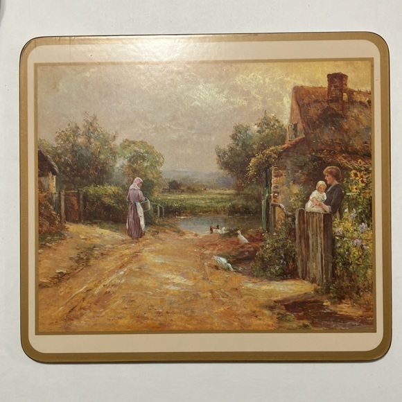 Pimpernel Acrylic Six Traditional Place Mats Around the Farm - Picture 3 of 16